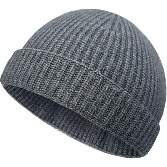 Fisherman Beanie Hat Watch Cap Thin Wool Mens Short Beanies Hats for Men Women Trawler Skull Caps