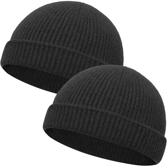 Fisherman Beanie Hat Watch Cap Thin Wool Mens Short Beanies Hats for Men Women Trawler Skull Caps