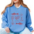 thumbnail image 1 of Fisherman Collage - Women's Sweatshirt, 1 of 11