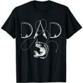 thumbnail image 1 of Fisherman Dad Fishing Enthusiast Fish Lover Daddy Father T-Shirt, 1 of 5