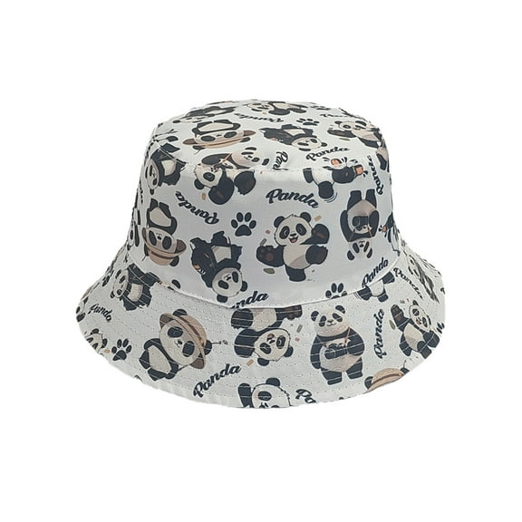 Fisherman Hat Double-Sided Outdoor Windproof Sun Hat Fashion Bucket Hat for Women and Men Beach Travel