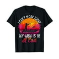 thumbnail image 1 of Fisherman I Can't Work Today My Arm Is in Cast Funny Fishing T-Shirt, 1 of 5