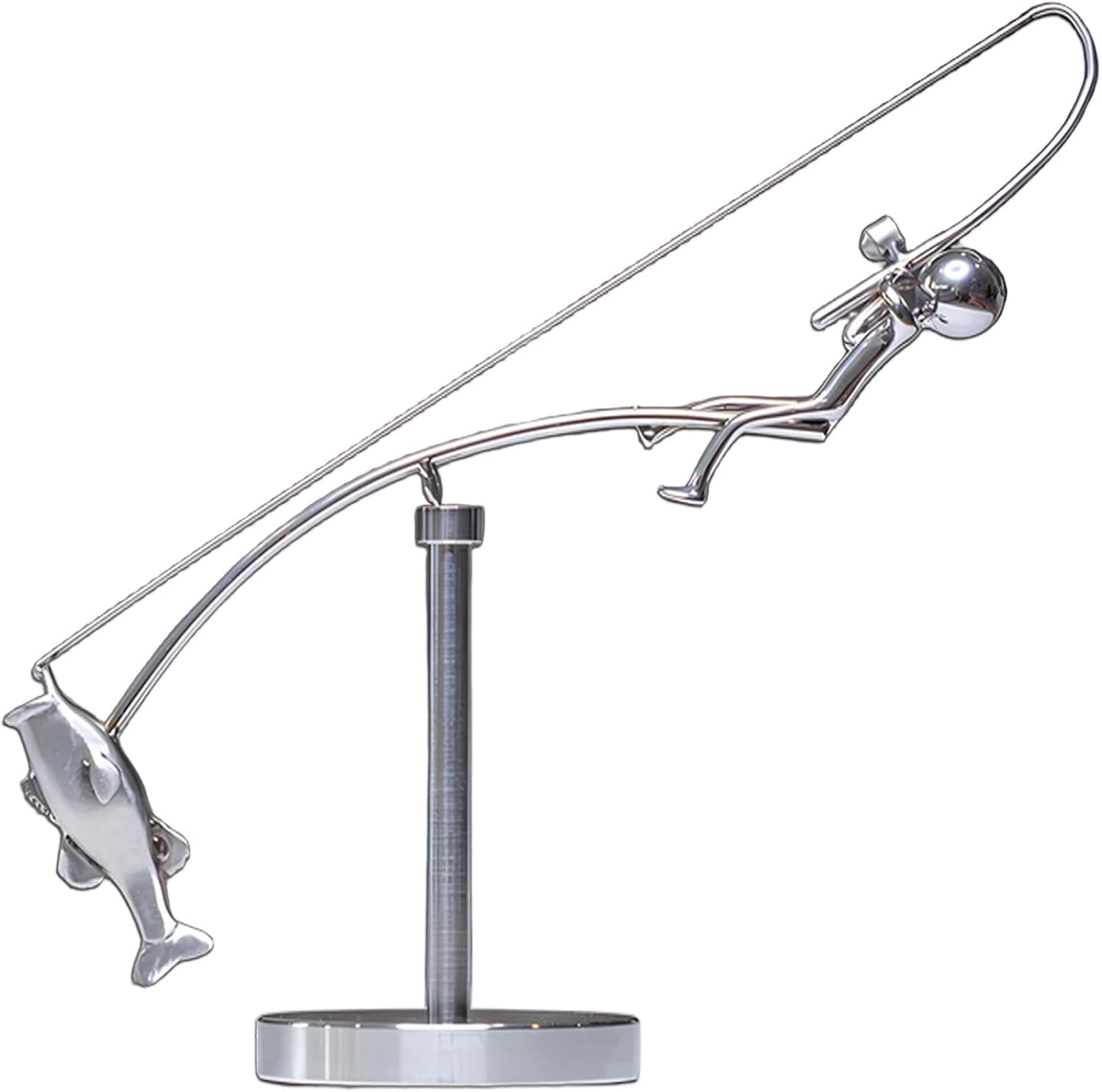 Sunnytech Basketball Balancing Toy - Kinetic Art Physics Desk Toy, Metal Sculpture
