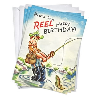 Fisherman Birthday Card
