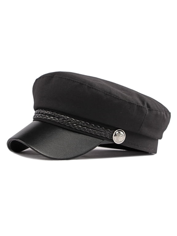 Fisherman Newsboy Cap, Cotton Captains Bakerboy Hat | Breathable Cotton Fisherman Cap with Flat Round Top for Everyday Style, Travel & Timeless Looks