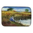 thumbnail image 1 of Fisherman on the Bank Dish Drying Mat, 1 of 7
