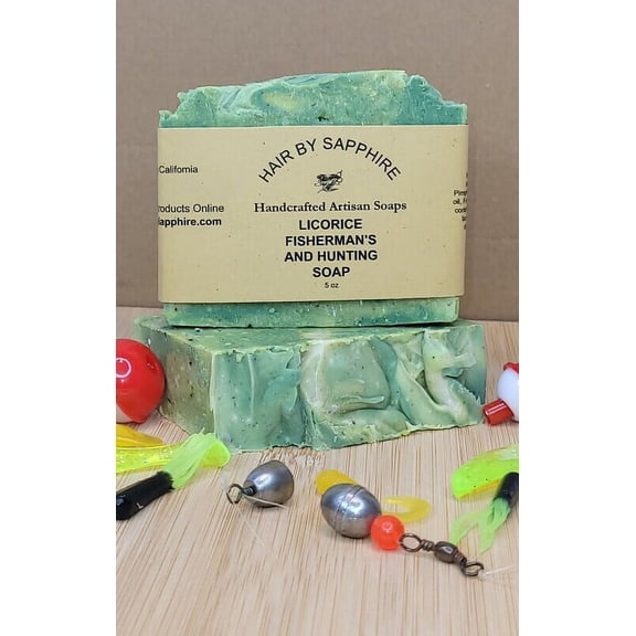 Fisherman's Fishing and Hunting Licorice Anise Handcrafted Soap