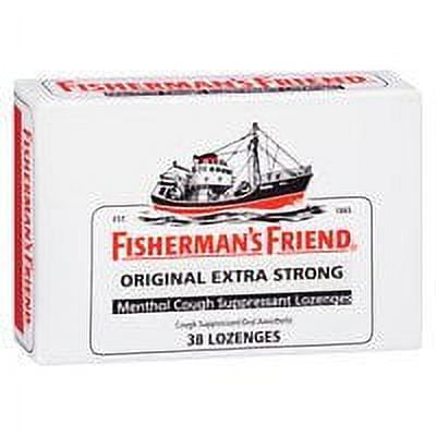 Fisherman's Friend Extra Strong Menthol Cough Suppressant Lozenges, Original, 38 ea - 2pc-DEL