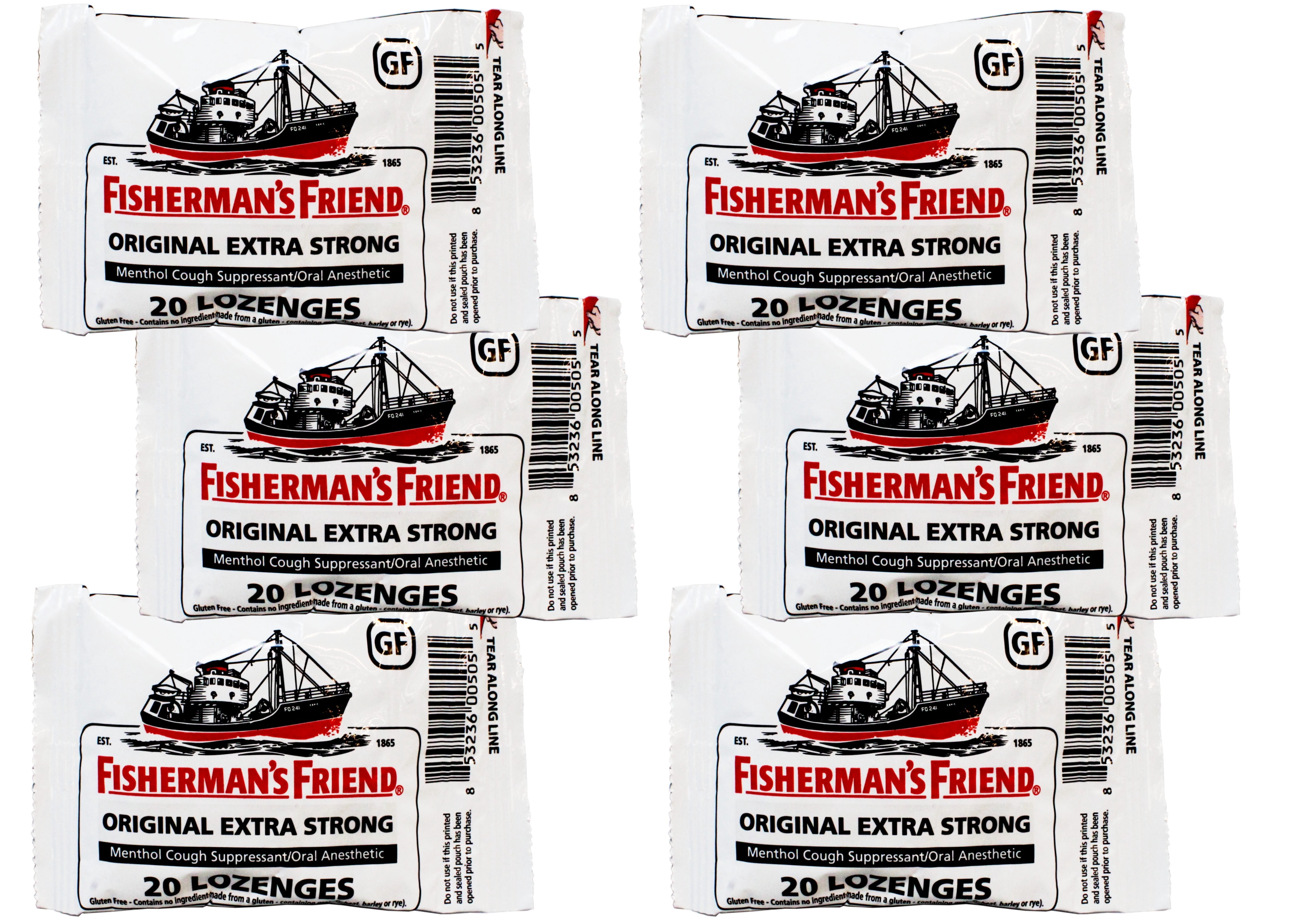 Fisherman's Friend Original Extra Strong Cough Drops, Soothing