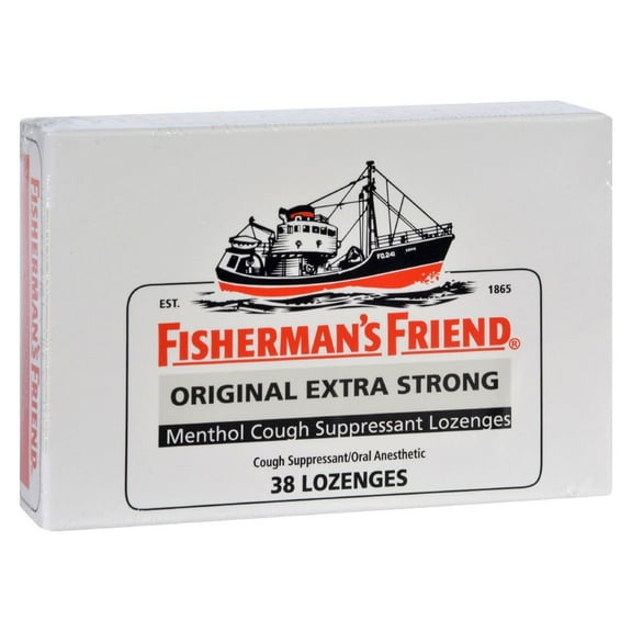 Fisherman's Friend Original Extra Strong Cough Drops - 10mg Menthol, 228 Drops - Cough