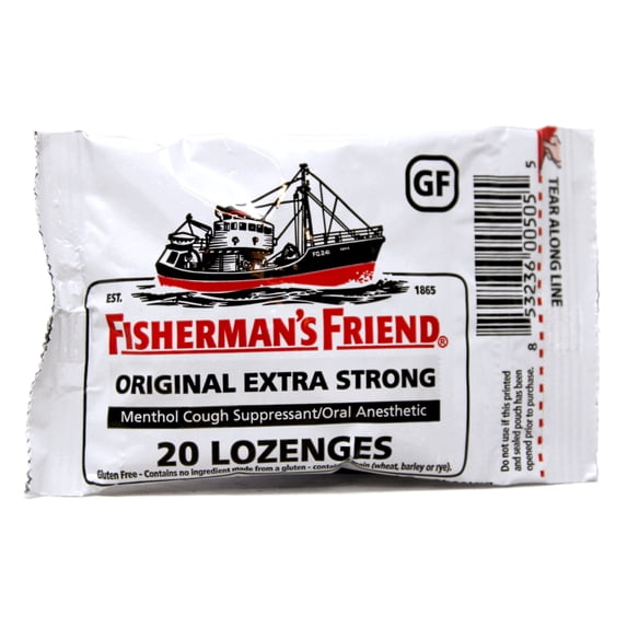 Fisherman's Friend Menthol Cough Suppressant Natural 20 Lozenges