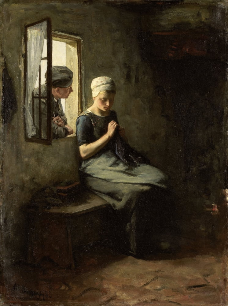 FishermanS Courtship Canvas Art - (24 x 36)