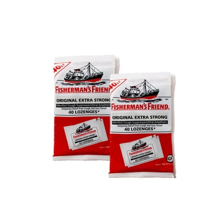 Fishermans Friend Original Extra Strong 4 Pack of 20 Count (80 Lozenges)