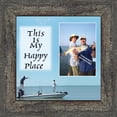 thumbnail image 1 of Fishermans Happy Place, Fishing Gifts, Beach, Boating or Fishing Decor, Personalized Picture Frame, 10X10 9724, 1 of 6