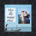 thumbnail image 1 of Fishermans Happy Place, Fishing Gifts, Beach, Boating or Fishing Decor, Personalized Picture Frame, 10X10 9724, 1 of 6