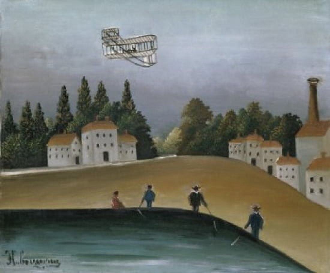 Fishermen with their Lines (Pacheurs a la Ligne) 1908 Henri Rousseau (1844-1910French) Muse de lOrangerie Paris Canvas Art - Henri Rousseau (18 x 24)