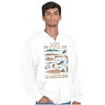 thumbnail image 1 of Fishermen's Life Humor Funny Fishing Unisex Fleece Graphic Zip Up Hoodie Brisco Brands 3X, 1 of 5