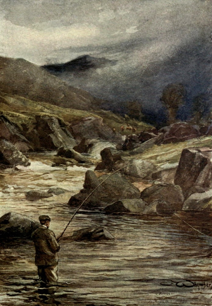 Fishermens Weather 1906 Rough day Canvas Art - Charles Whymper (24 x 36)
