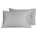 thumbnail image 1 of Fishers Finery 100% Egyptian Cotton Pillowcases - Hotel Quality, Luxurious 400 Thread Count Long-Staple Cotton with Sateen Weave - Breathable and Soft (Gray,SQ,2Pack), 1 of 6