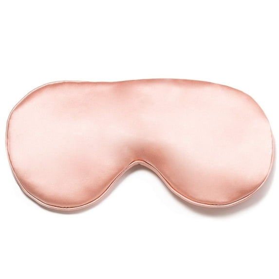 Fishers Finery 25 Momme 100% Mulberry Silk Eye Mask Adjustable Strap (Pink)
