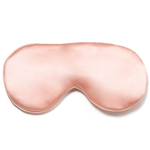 Fishers Finery 25 Momme 100% Mulberry Silk Eye Mask Adjustable Strap (Pink)