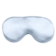 Fishers Finery Tranquility Therapeutic Silk Smooth Adjustable Sleep Eye Mask for Sleep Support Blue