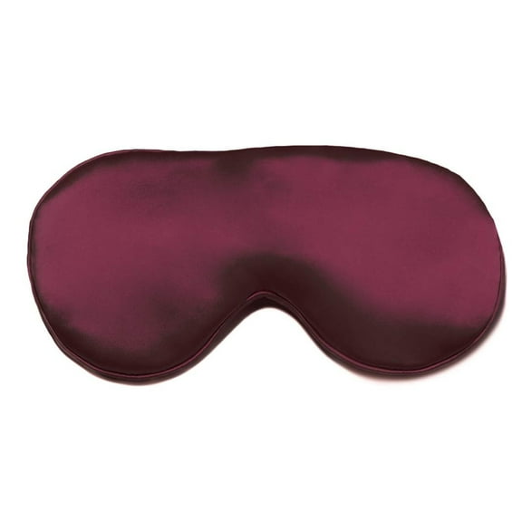 Fishers Finery 25 Momme Mulberry Silk Sleep Mask | Blindfold | Anti-Wrinkles (Wine)