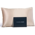 thumbnail image 1 of Fishers Finery 25 Momme 100% Pure Mulberry Silk Pillowcase for Hair & Skin, Grade 6A, Standard, Taupe, 1 of 8