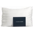 thumbnail image 1 of Fishers Finery 25mm 100% Pure Mulberry Silk Pillowcase (White Stripe, King), 1 of 7