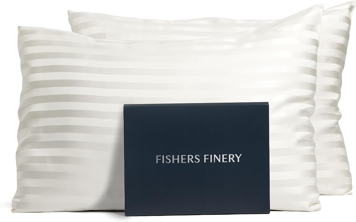 Fishers Finery 25mm 100 Pure Mulberry Silk Pillowcase Set, Good