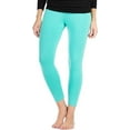 thumbnail image 1 of Fishers Finery Ecofabric Capri Legging; Casual Lounge Legging (Turquoise Small), 1 of 5