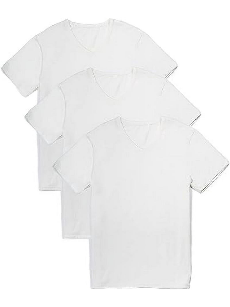 Fishers Finery Men's Multi Pack V Neck Micro Modal Undershirts