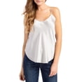 thumbnail image 1 of Fishers Finery Women's 100% Silk Camisole Loose Fit Tank Top (Gray, XS), 1 of 6
