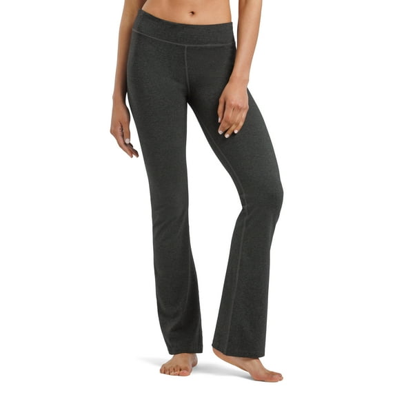 Fishers Finery Women's Ecofabric Bootleg Yoga Active Pant - New Fabric (H Gry, XL Petite)