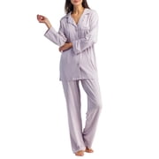 Fishers Finery Womens EcoFabric Full Length Pajama Set; Plus - NEW FABRIC Lvndr, XXL