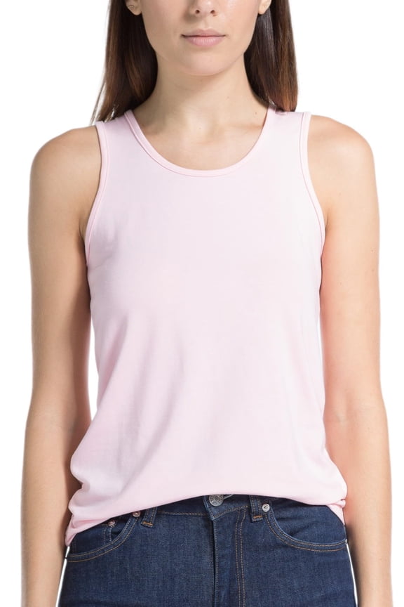 Women's Ecofabric Moisture Wicking Yoga Jersey Tank - New Fabric (Pink, S)