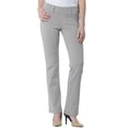 thumbnail image 1 of Fishers Finery Women's Ecofabric Ponte Knit Bootleg Dress Pant with Belt Loops (Gray, M), 1 of 6