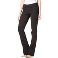 thumbnail image 1 of Fishers Finery Women's Ecofabric Ponte Knit Bootleg Dress Pant with Belt Loops (Black, S), 1 of 6