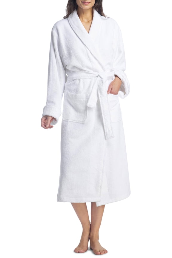 Women's Premier Hotel Spa Turkish Terry Robe; Ultra Plush (LXL)