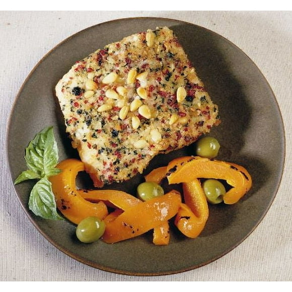 Fishery Mediterranean Salmon with Dried Tomato and Pine Nuts, 10 Pound - 1 each.
