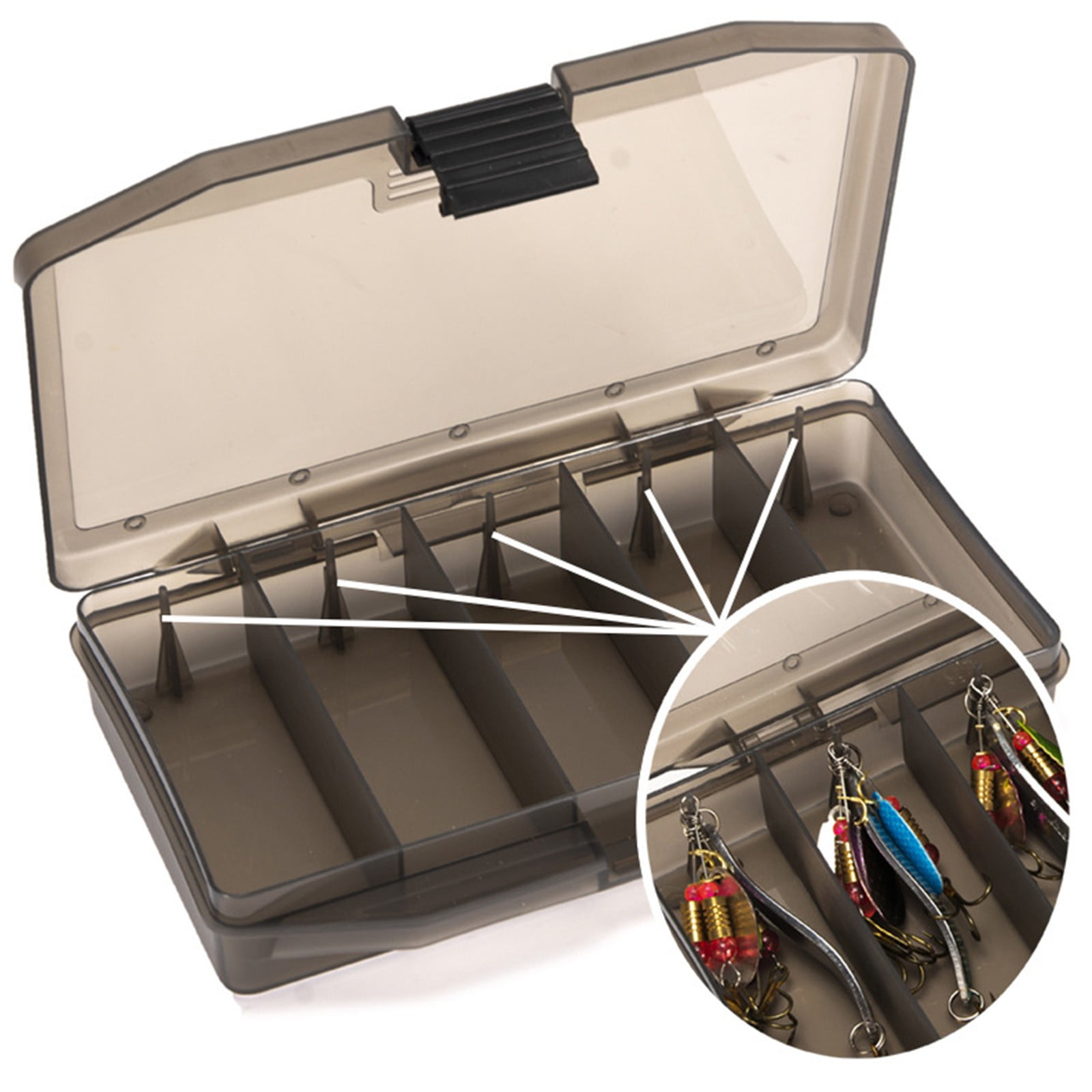 Fishing Accessory Box Multifunctional Can Hang Sequined Bait Storage 