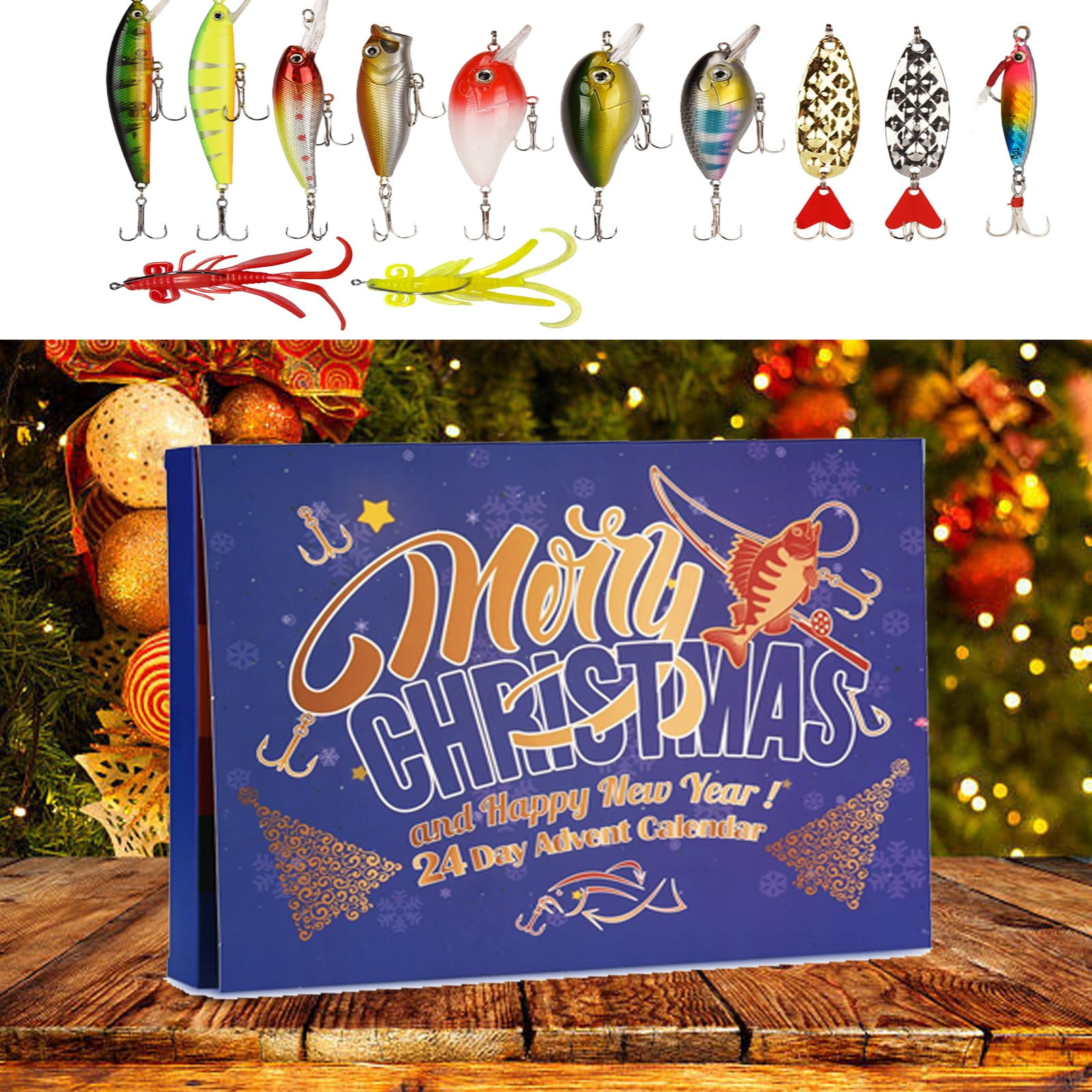 Fishing Advent Calendar 2024 Adult MenTeen Boys 24 Day Fishing