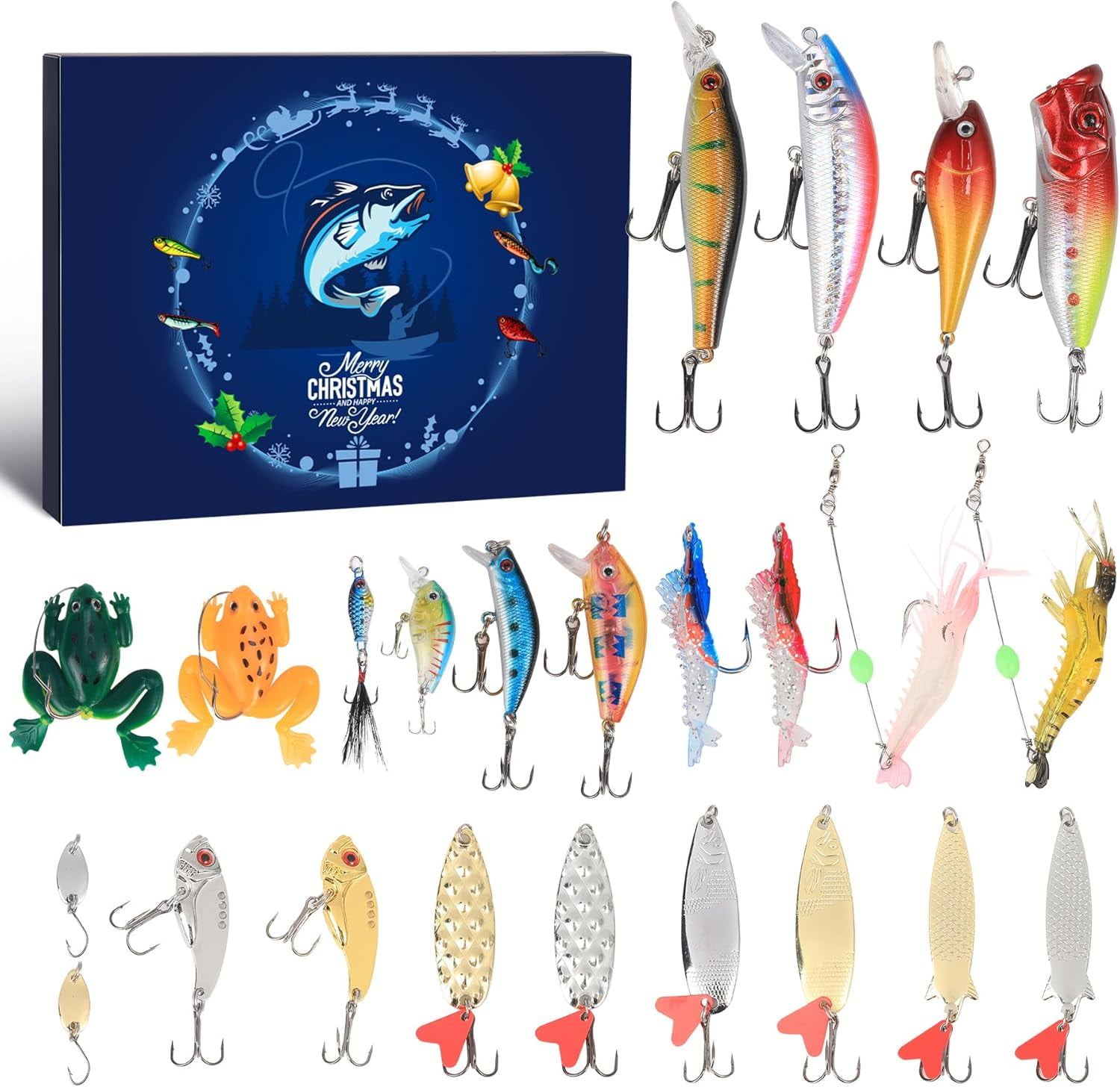 Fishing Advent Calendar 2025, Fishing Lure Advent Calendar 2025, Advent