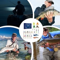 Countdown Sets Fishing Advent Calendar 2024 for Adult Men and Teen Boys Designed for Freshwater and Saltwater Fishing Enthusiasts