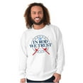 thumbnail image 1 of Fishing American Pride Fisherman Joke Unisex Plus Fleece Graphic Sweatshirt Brisco Brands 2X, 1 of 5