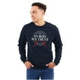 thumbnail image 1 of Fishing American Pride Fisherman Joke Plus Size Long Sleeve Graphic Tee Shirt Brisco Brands 2X, 1 of 5