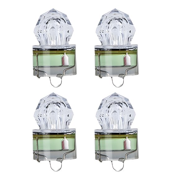 Fishing Attractor Attracting Light Lamp Baits Underwater Attractor Flashers Fishing Lures LED Night Light Glowing Lamp