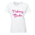 thumbnail image 1 of Fishing Babe Womens Fitted T-Shirt Novelty Fashion Sexy Clothing Gift T Shirt, 1 of 1