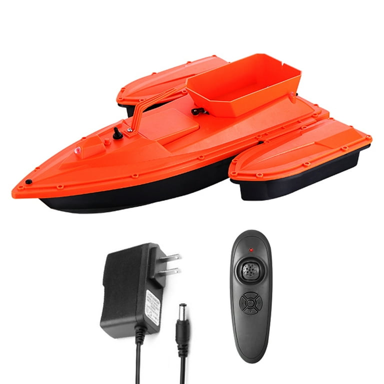 500m RC Fishing Bait Boat Dual Motor Fish Finder 1.5KG Loading Automatic  Cruise Low Battery/