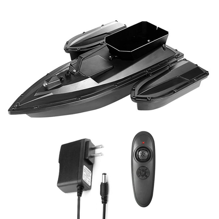 Mixfeer Fishing Bait Boat with 3 Bait Containers Automatic Bait Boat with 400-500M Remote, Size: 10000mAh
